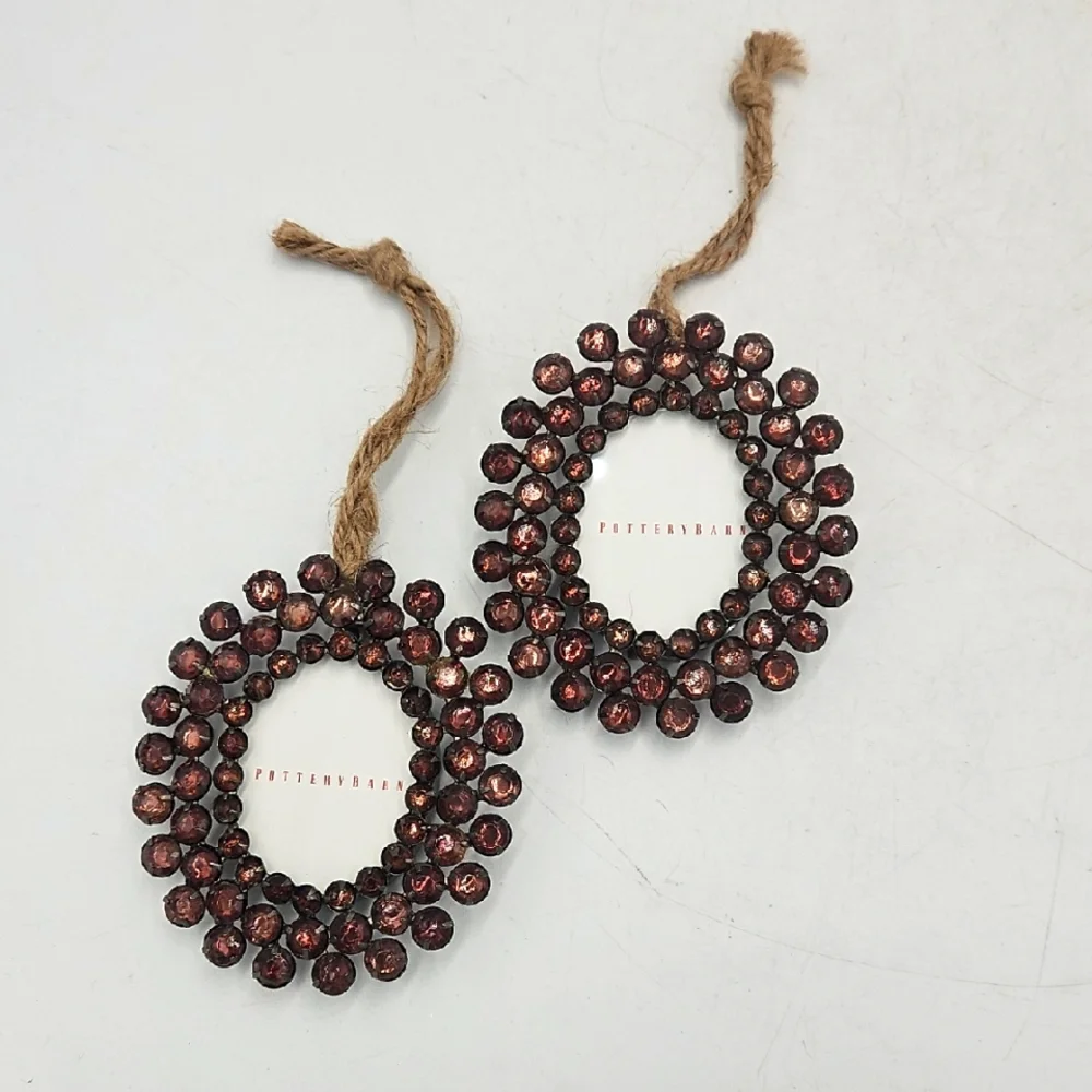 Pottery Barn Beaded Picture Frames